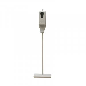 Colonnina con dispenser automatico per gel igienizzante