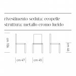 Scheda tecnica sedia Tanya