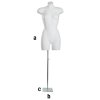 Busto donna con spalline base in metallo attacco gamba