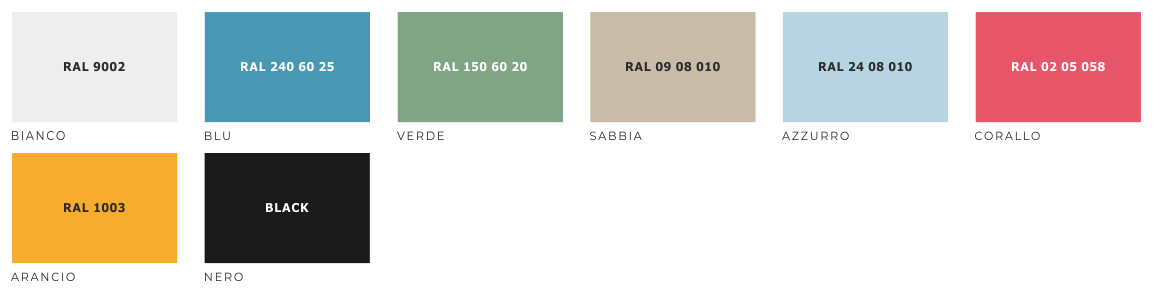 colori struttura key