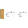 SCRIVANIA IMPERIALE DESK BOLD58 MISURE