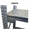 Pianetto scaffalatura incastro rescaff 120X30