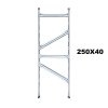 Spalla per scaffalatura a incastro Rescaff 250x40