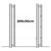 COPPIA DI FIANCATE SCAFFALATURA A GANCIO 200x30cm