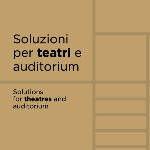 CATALOGO TEATRI E AUDITORIUM