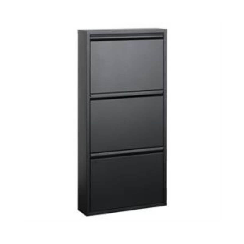SCARPIERA 3 CASSETTI 50X15X110H NERA