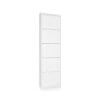 SCARPIERA 5 CASSETTI 70X14X175H BIANCA