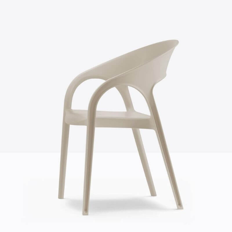 Sedia Gossip 621 Pedrali in polipropilene Sedia Gossip pedrali 621 Sabbia laterale Rescaff