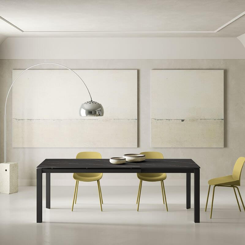 Tavolo allungabile account 24 Stones Nero Portoro