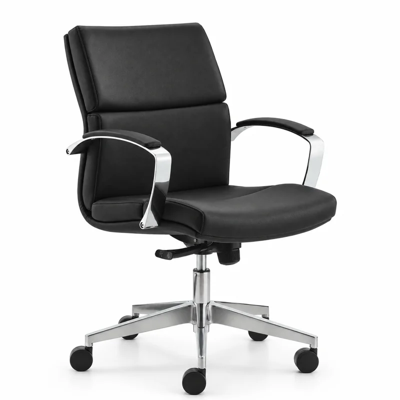 Seduta sala riunioni Batha schienale basso Executive Soft - Selin Seduta sala riunioni Batha schienale basso Executive Soft - Selin - PY411 Nero